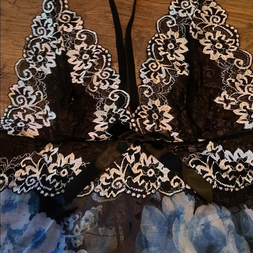Gorgeous 2X lingerie set flyaway open back new - Picture 7 of 7